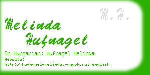 melinda hufnagel business card